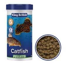 King British Catfish Pellet Food Bottom Feeding Aquarium Fish Feed 60g 200g 600g