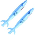  2pcs Funny Inflatable Shark Swords Portable Kids Inflatable Plaything Gift