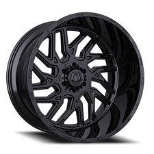 1 Tis 20x10 6x135 6x5.50 -20 544b Black Wheel Rim
