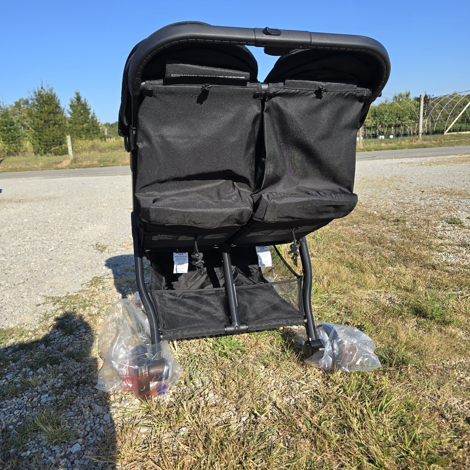 OPEN BOX NEW Baby Jogger City Tour 2 Double Stroller Black 