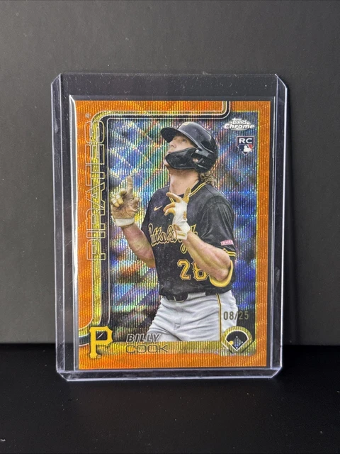 2025 Topps Chrome Billy Cook #273 Orange Wave Refractor /25 (RC)