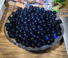 MARBLES 5 LBS OF 9/16" or- COBALT BLUE MARBLES