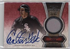 2012 Topps Five Star Auto Relics 34/43 Carlton Fisk #FSAR-CF Auto HOF 0l2