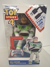 CAVO IN SCATOLA RAGAZZI BUZZ LIGHTYEAR CONTROLLER/SUPPORTO TELEFONO + CAVO DI RICARICA 2M