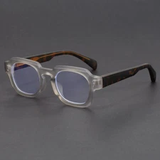 Men Square Anti Blue Light Reading Glasses Clear Lens Fashion Glasses Frames New