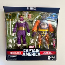 Hasbro Marvel Legends Captain America Baron Zemo & Arnim Zola 2-Pack Figure