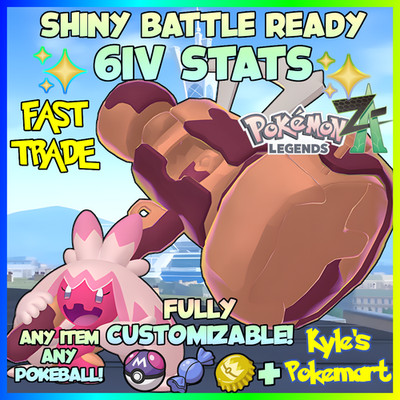 6IV Tinkaton  Pokemon Legends ZA (Legenda Z-A) Customizable!