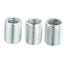 Automatic Shift Knob Adapter Aluminum Gear Shifter Handle Thread Screw Silver