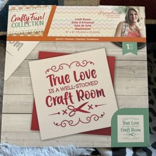 Sara Davies * Crafty Fun Collection: 6x6" Schablone: Bastelzimmer