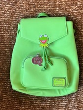New The Muppets Kermit The Frog Drawstring Mini Backpack- Fast Shipping