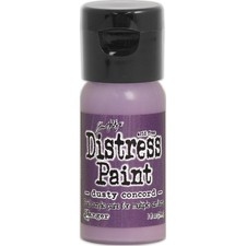 Ranger TDF53019 Distress Paint Flip Top 1oz-Dusty Concord,Stamps