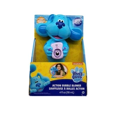 Blue's Clues & You! Action Bubble Blower Nickelodeon Toy Kids Ages 3+ 4 fl oz