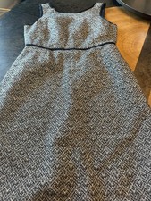 J CREW JUMPER DRESS WOMENS 10 HOUNDSTOOTH PATTERN WOOL BLEND  CLASSIC LAGENLOOK