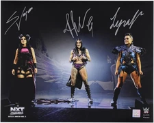 Rhea Ripley, Stephanie Vaquer & Lyra Valkyria Signed 16x20 NXT Homecoming Photo