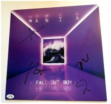 Fall Out Boy Signed X4 Autographed LP Album Flat Poster ACOA