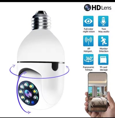 Smart Kamera mit WLAN und 360°-Panorama   App-Steuerung & HD-Ansicht.