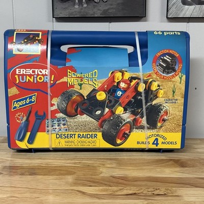 Vintage Erector Set Junior Set Desert Rider #6853 66 Parts 1996 Meccano NOS HTF