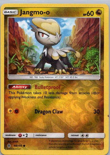 Jangmo-o 98/145 Sun & Moon: Guardians Rising Reverse Holo Common