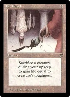 Magic MTG - Life Chisel - Legends - EXC - EN