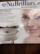 NuBrilliance Real Microdermabrasion At-Home System Diamond Tips Exfoliating 