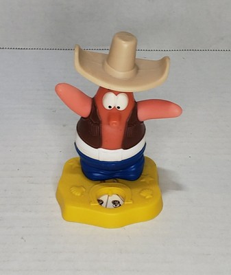 2008 Burger King SpongeBob Patrick Star Cowboy Hat Sheriff Pest of the West Toy
