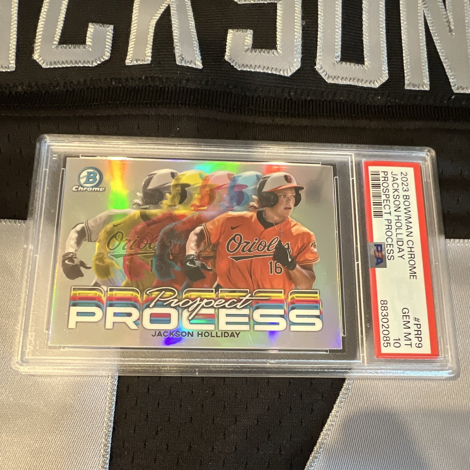 2023 Bowman Chrome Jackson Holliday Prospect Process PSA 10 #PRP-9