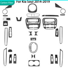 45pcs Suitable For Kia Soul Full Real Carbon Fibre Interior Upgrade Kit 2014-19