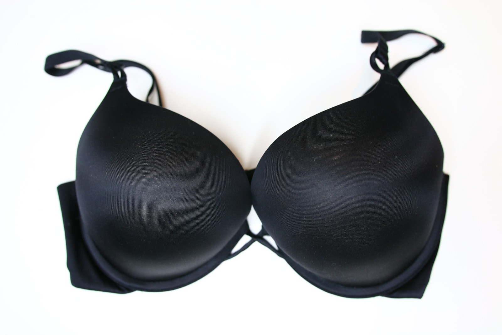 Victoria’s Secret bombshell bra RRP £59 Black Timeless Simple 34D Adds 2 Cups VS image 3