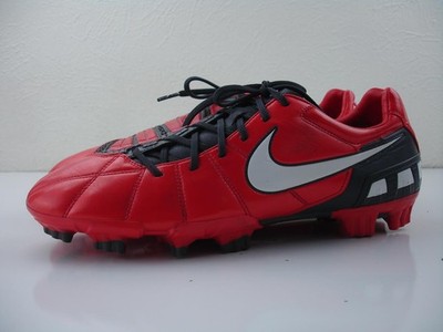 Men's 13 M Nike T90 Total 90 Strike lll FG 385403-611 Red Football