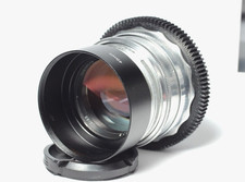 Rare Silver Jupiter-9 85mm f/2 Lens, PL Mount, Excellent Optics!