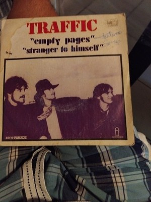 VINYL 45T 7'' SP MUSIC INT / TRAFFIC ''EMPTY PAGES''