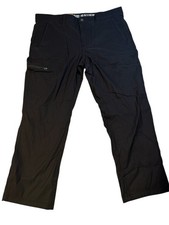 Eddie Bauer Men s Rainier Fleece-Lined Pants 38x29 Black Water-Repellent