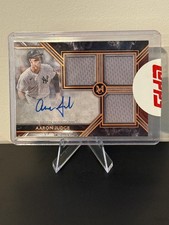 2022 Topps Museum Collection - Triple Relic Autographs Aaron Judge  /25