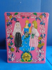 VINTAGE WORLD OF BARBIE DOLL CASE TRUNK- 1969 MATTEL MOD DOUBLE SIZE