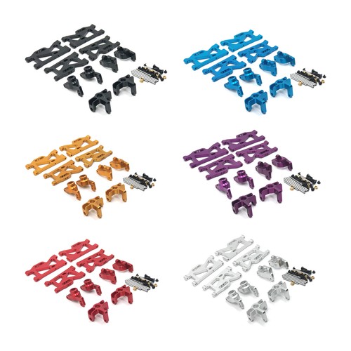 Ensemble Bras Avant Arrière Pour Wltoys 124016 124017 124018 124019 RC Voiture E - Photo 9/17