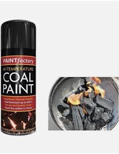Paint Factory Ceramic Coal Spray Paint High Temperature Black 400ml