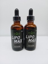 (2 Pack) Lipo Max Ketone Liquid Drops LipoMax Weight Loss Support 120 Servings