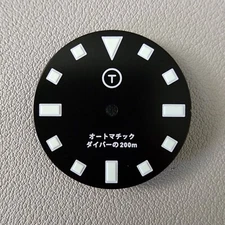 TLDB0201ND Black BGW9 / Seiko Mod PLGS Non-Date Dial NH35 4R35 SKX SRPD 28.5