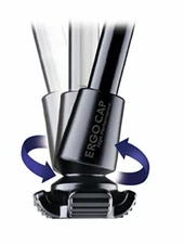 CRUTCH RUBBER TIP Replacement Foot Pad for Walking Canes Universal Fit ERGOCAP