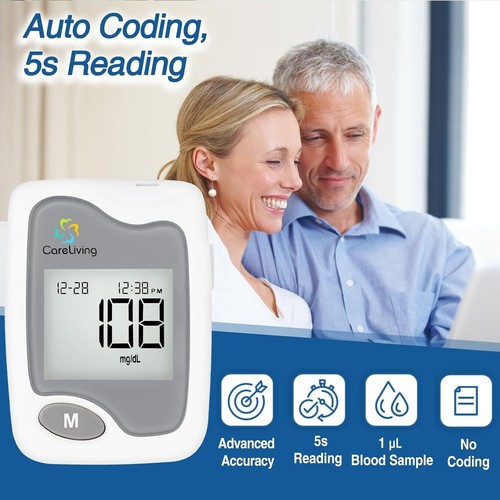 Kit Test Diabete Misuratore Glicemia Misuratore Glicemia 206 Pezzi Striscia Tester Macchina - Foto 4 di 7