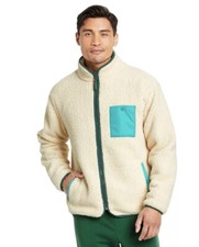 Target x Lego Men s Sherpa Jacket Small Contrast Pocket Full Zip NEW