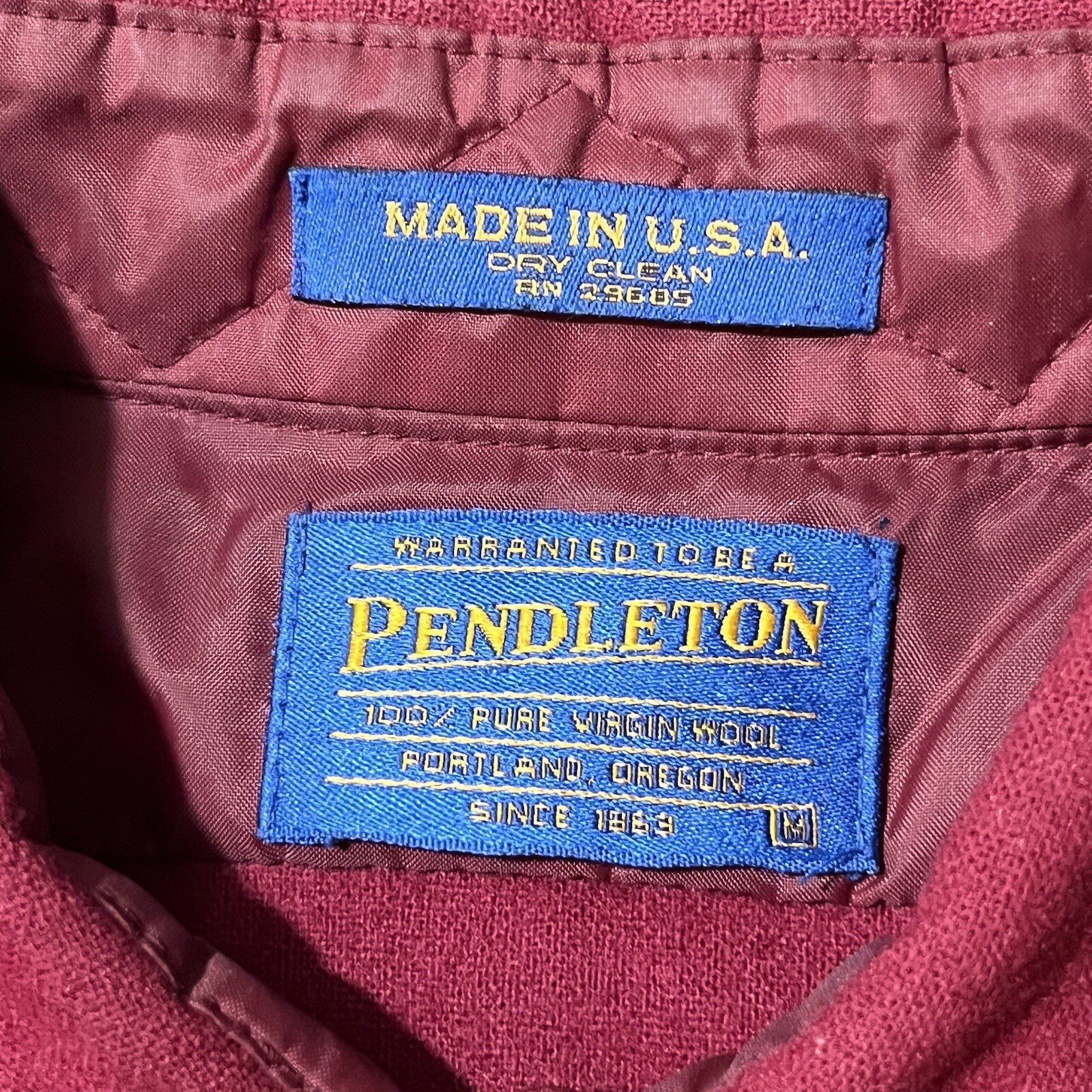 Vintage Pendleton Wool Trail Jacket Board Shirt U… - image 3