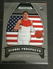 2020-21 BASKETBALL CARD #98 PRIZM  GLOBAL PROSPECTS LAMELO BALL RC FREE S&H 