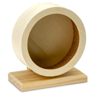 Karlie Bogie Wheel Kork Laufrad für Nager - Holz, Silent, Stabil, Nagelschonend
