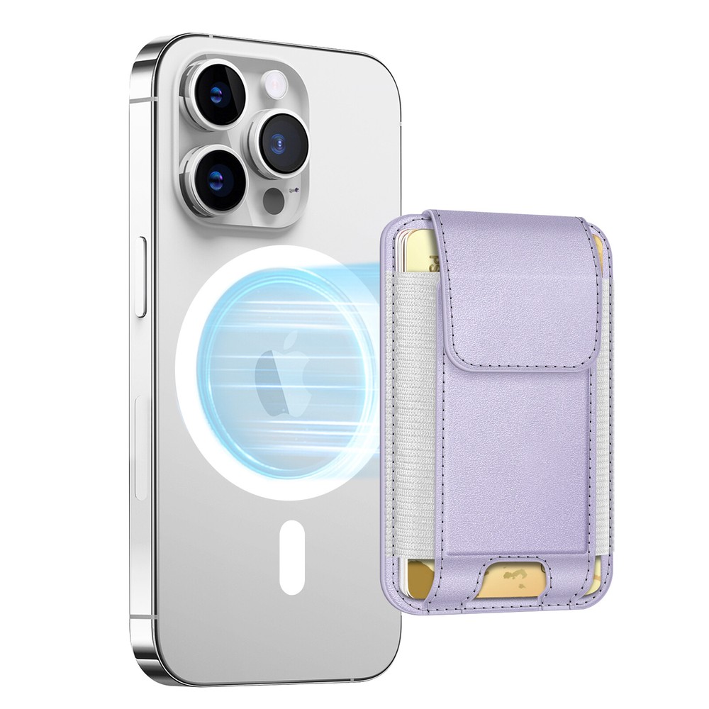 MagSafe Wallet Magnetic Credit Card Holder for iPhone 15/14/13/12 RFID Blocking
