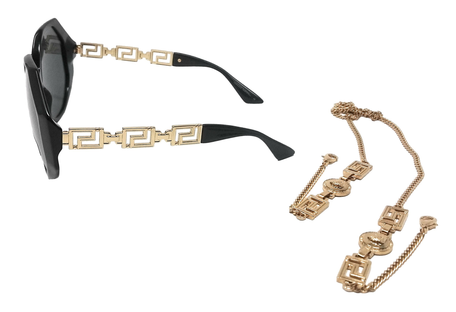 WOMENS VERSACE VE 4395 5345/87 SUNGLASSES WITH REMOVABLE CHAIN image 5
