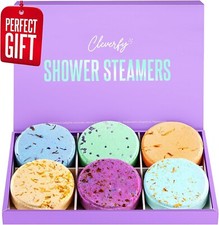 Cleverfy Shower Steamers Aromatherapy Variety Pack of 6 with Essential Oils -NEW