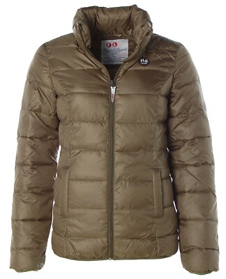 Flashlights Damen Steppjacke Stepp Jacke Ultraleichtjacke Khaki 36 J1989