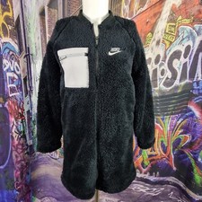 NIKE SHERPA JACKET JUMPER GIRLS SIZE MEDIUM DJ5832-2010 NEW A66 