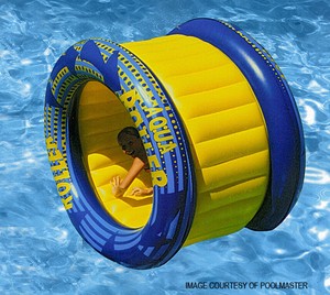 Poolmaster Big Aqua Roller Fun Float - Unused Inflatable Water Wheel 53